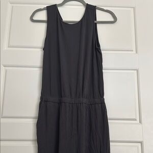 LOFT Black Sleeveless Jumpsuit